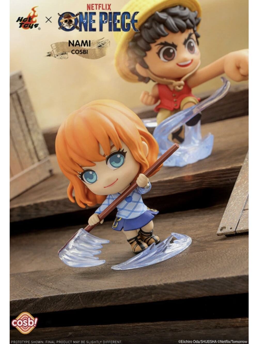 Cosbi x One Piece x Netflix Collectible Figurine Series, Authentic - Nami, NEW